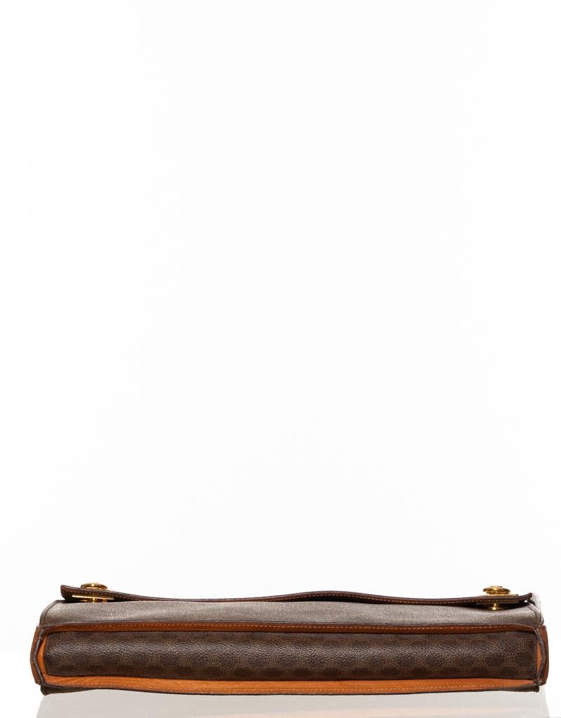 monogram leather briefcase