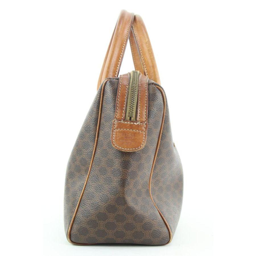 Céline Monogram Macadam Boston Bag 19cel121 2