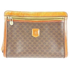 Céline Monogram Macadam Pochette Zip Pouch Cosmetic Case 1cel519