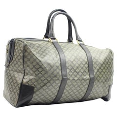 Céline Monogram Macadam Triomphe Duffle Cety14 Black Navy