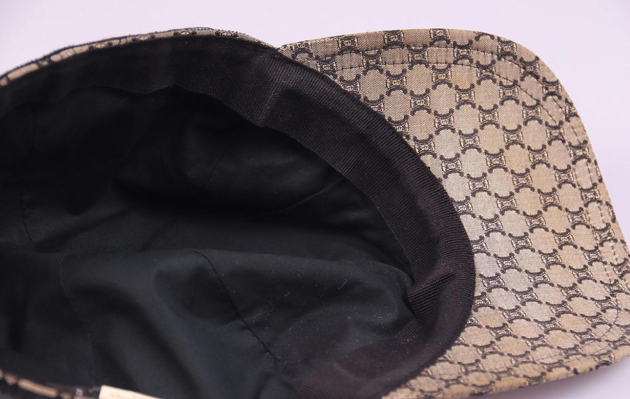 Celine monogram macadam vintage cap For Sale 6