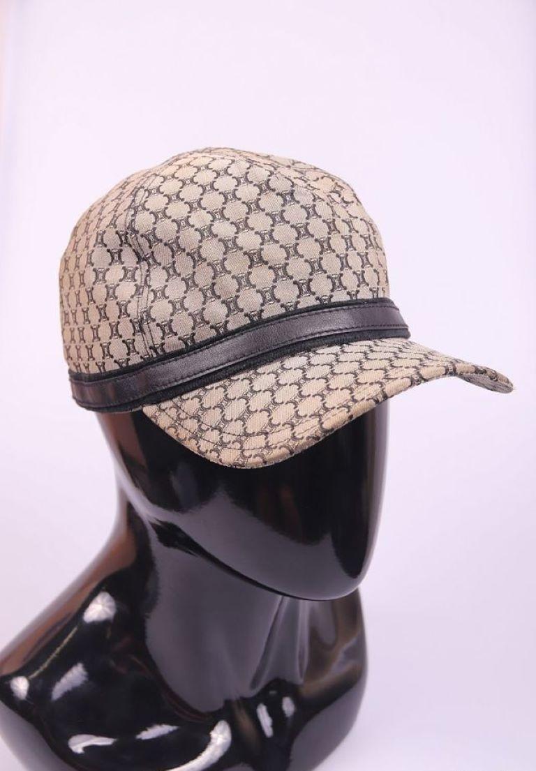 Celine monogram macadam vintage cap	
Product Type: Hats;
Brand: Celine;
Color: Beige;
For whom: Unisex;
Description: size L

the condition is good, there are nuances, see the photo