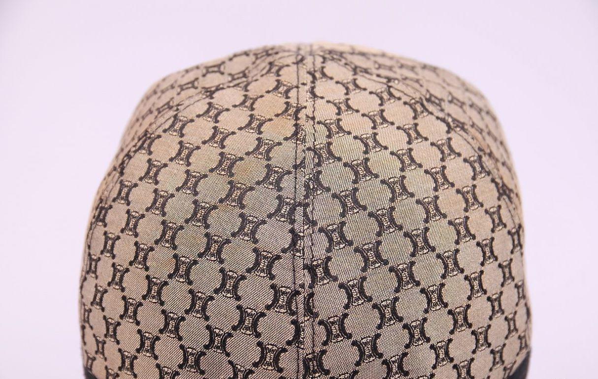 Celine monogram macadam vintage cap For Sale 1