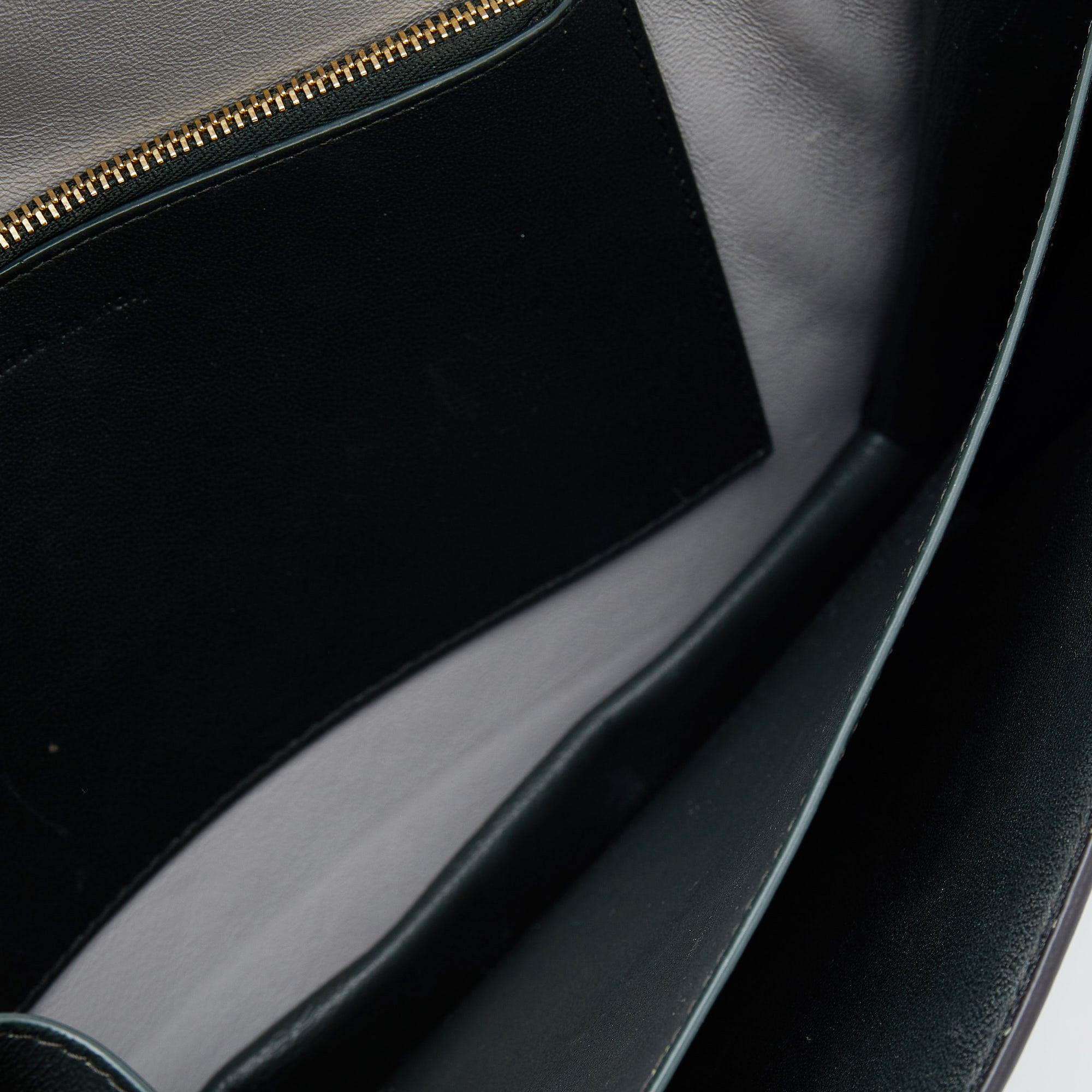 Celine Multicolor Leather And Suede Envelope Shoulder Bag In Good Condition In Dubai, Al Qouz 2