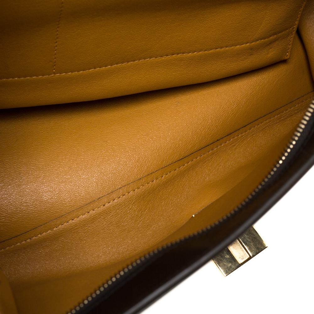 Celine Multicolor Leather and Suede Medium Trapeze Bag 4