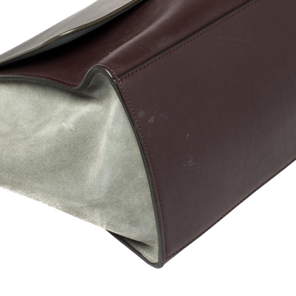 Celine Multicolor Leather and Suede Medium Trapeze Top Handle Bag 2