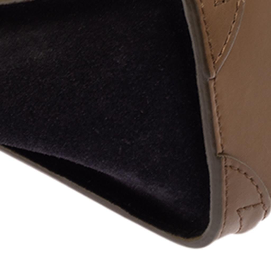 Celine Multicolor Leather and Suede Nano Luggage Tote 6