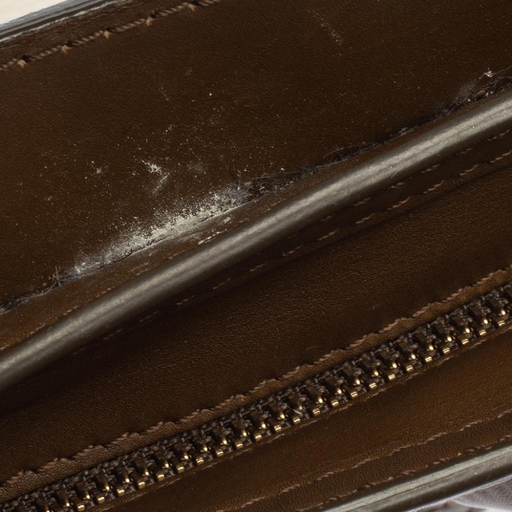 Celine Multicolor Leather and Suede Nano Luggage Tote 10