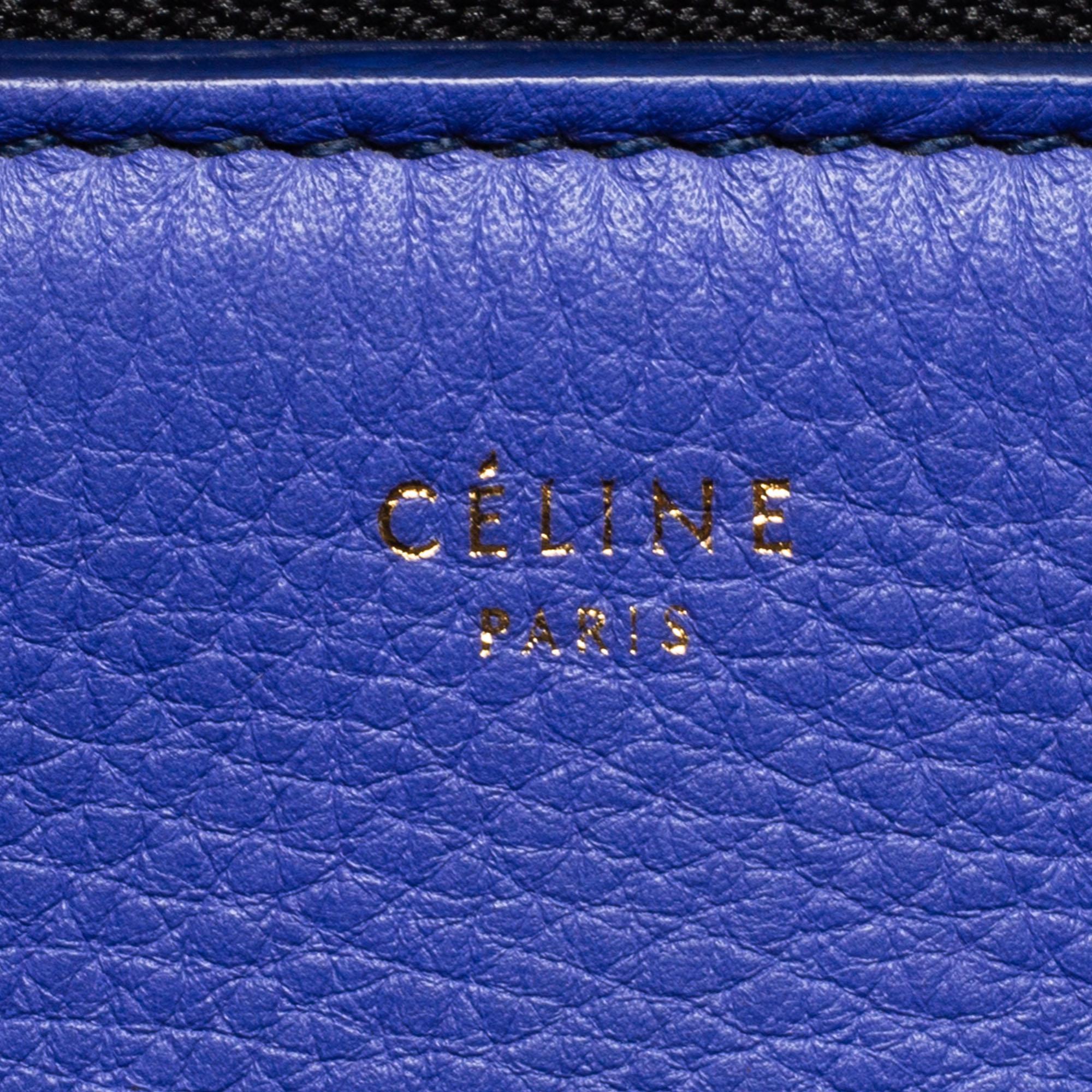 Celine Multicolor Leather Medium Edge Top Handle Bag 5