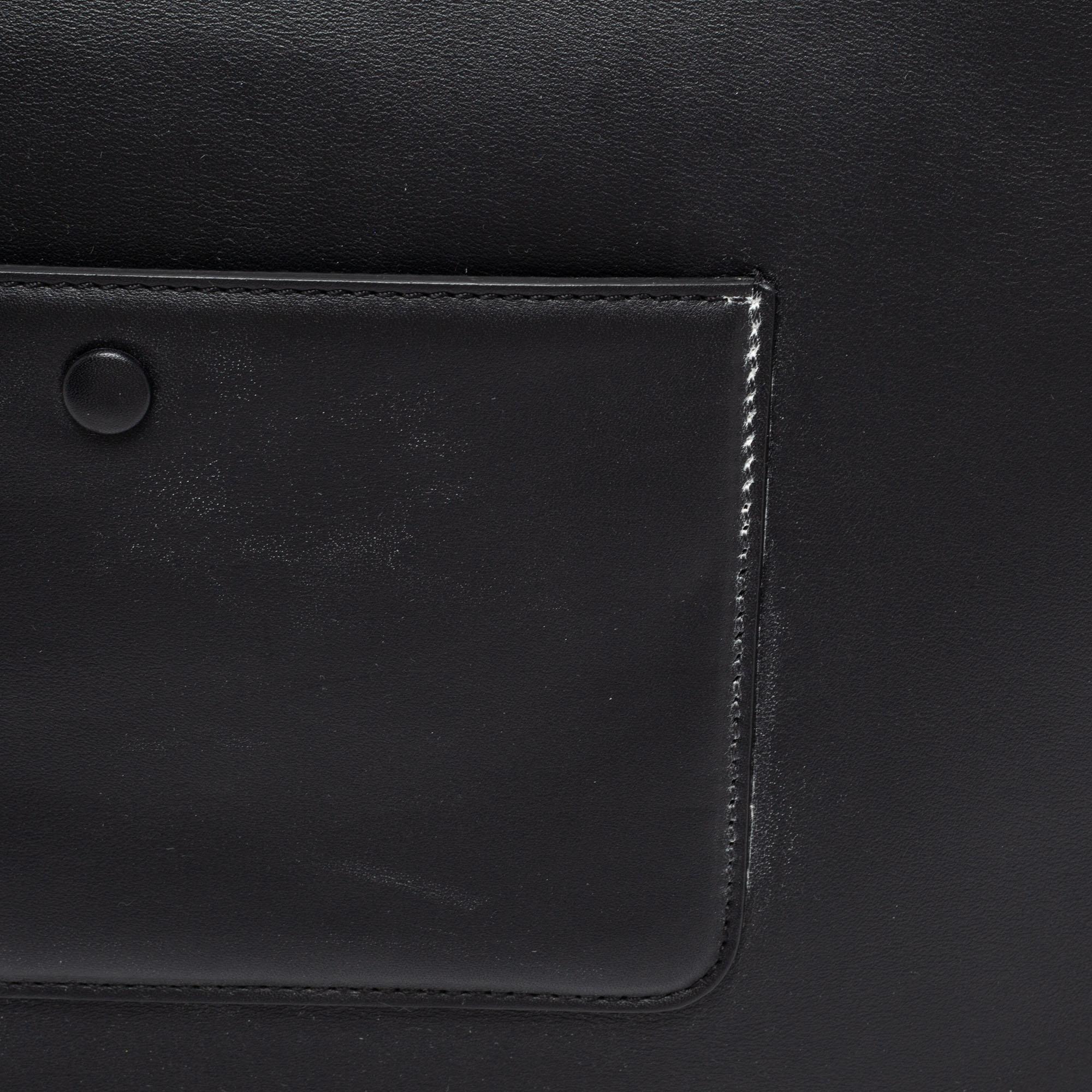Celine Multicolor Leather Medium Edge Top Handle Bag 1