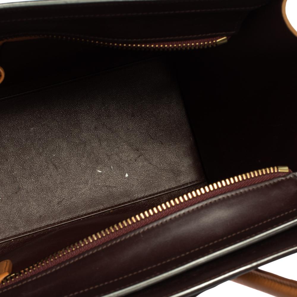 Celine Multicolor Leather Micro Luggage Tote 2