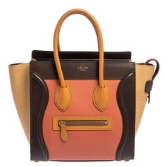 Celine Multicolor Leder Micro Gepäck Tasche