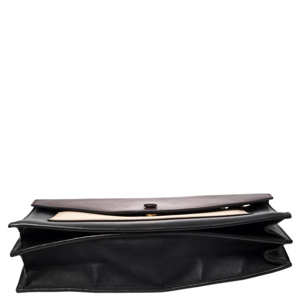 Celine Multicolor Leather Pocket Envelope Shoulder Bag In Good Condition In Dubai, Al Qouz 2