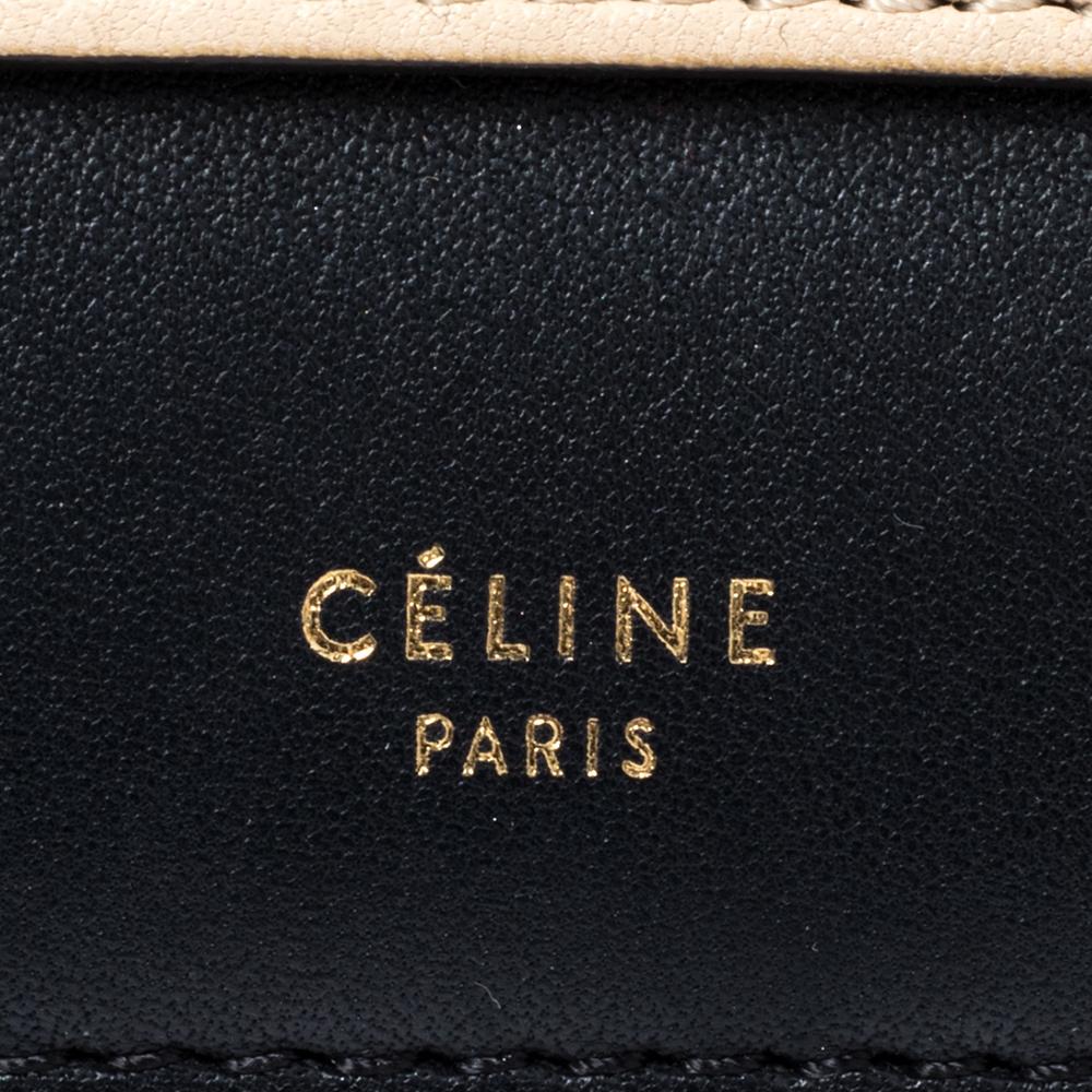 Celine Multicolor Leather Pocket Envelope Shoulder Bag 3