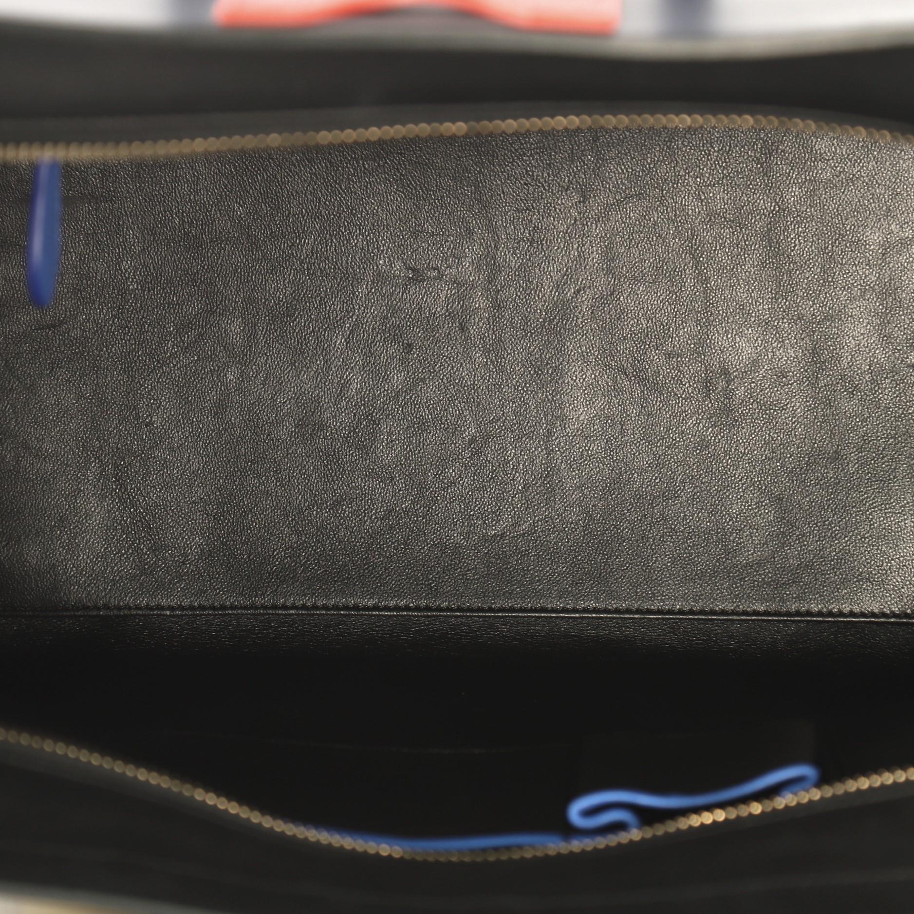 Women's or Men's  Celine Multicolor Luggage Handbag Leather Mini