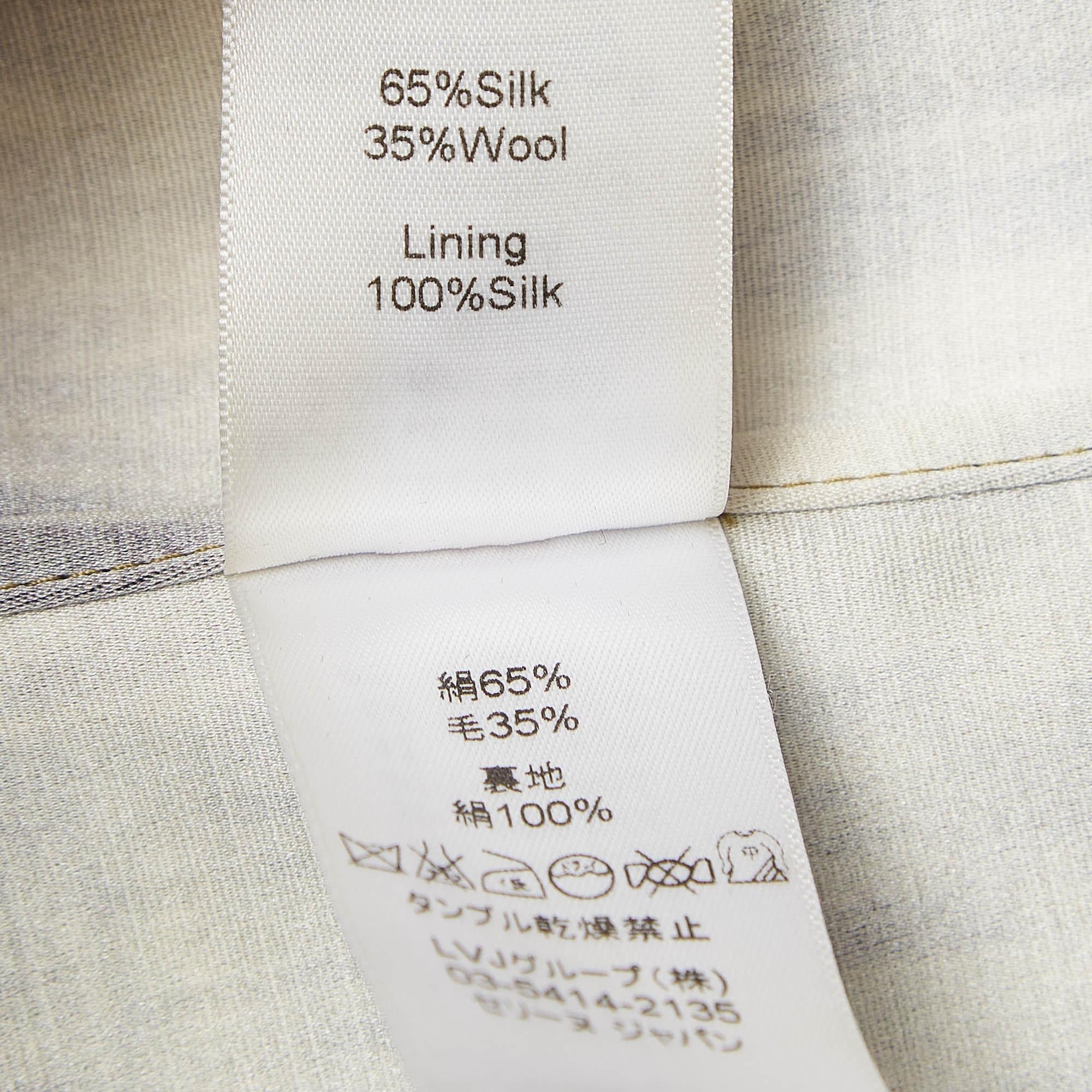 Celine Multicolor Printed Silk Blend Pant Suit S/M 1