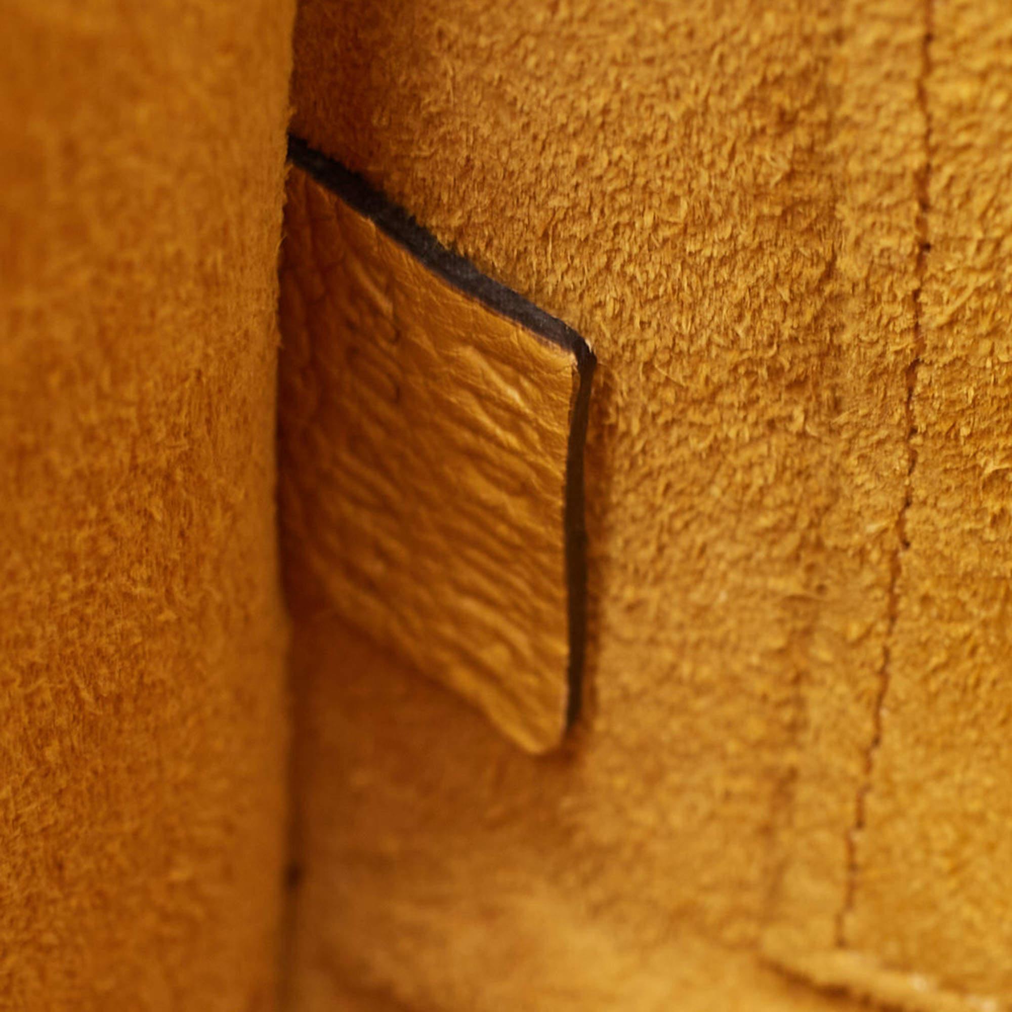 Céline Mustard Leather Nano Luggage Tote For Sale 2