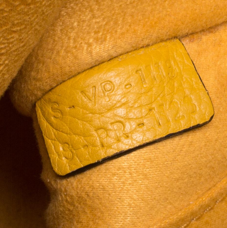 Celine Mustard Leather Nano Luggage Tote 2