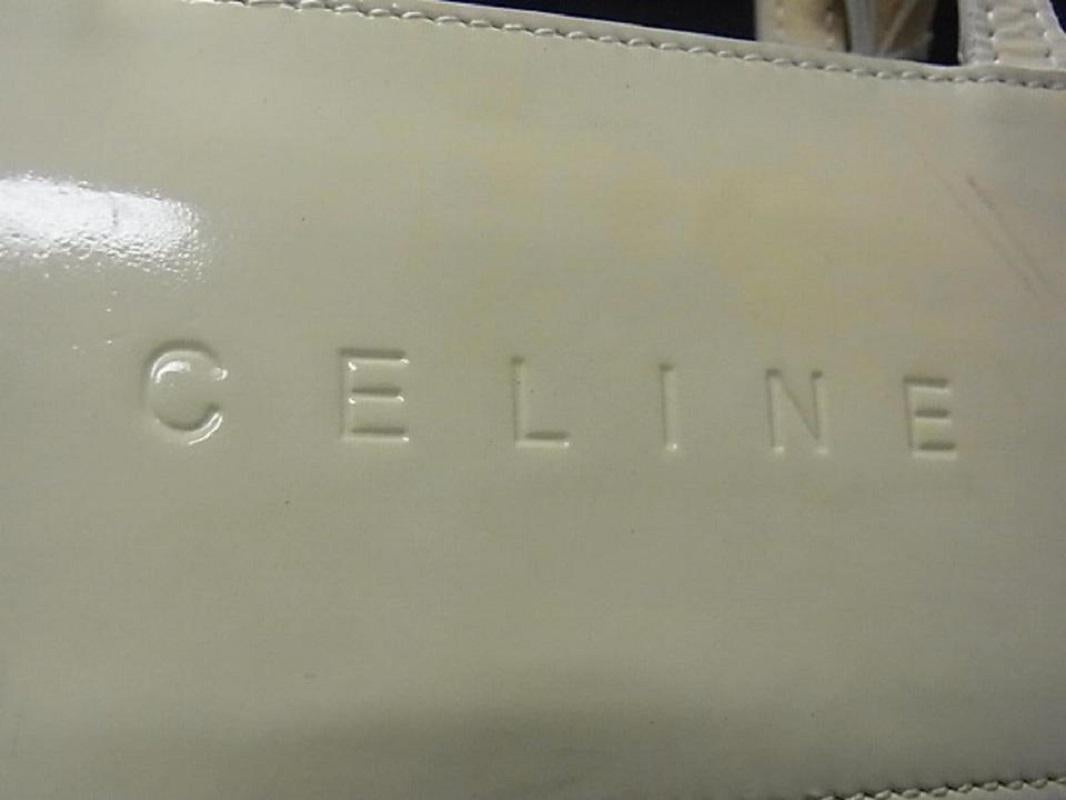 Céline Naked Clear Shopper Translucent 239717 Blue Vinyl Tote 2