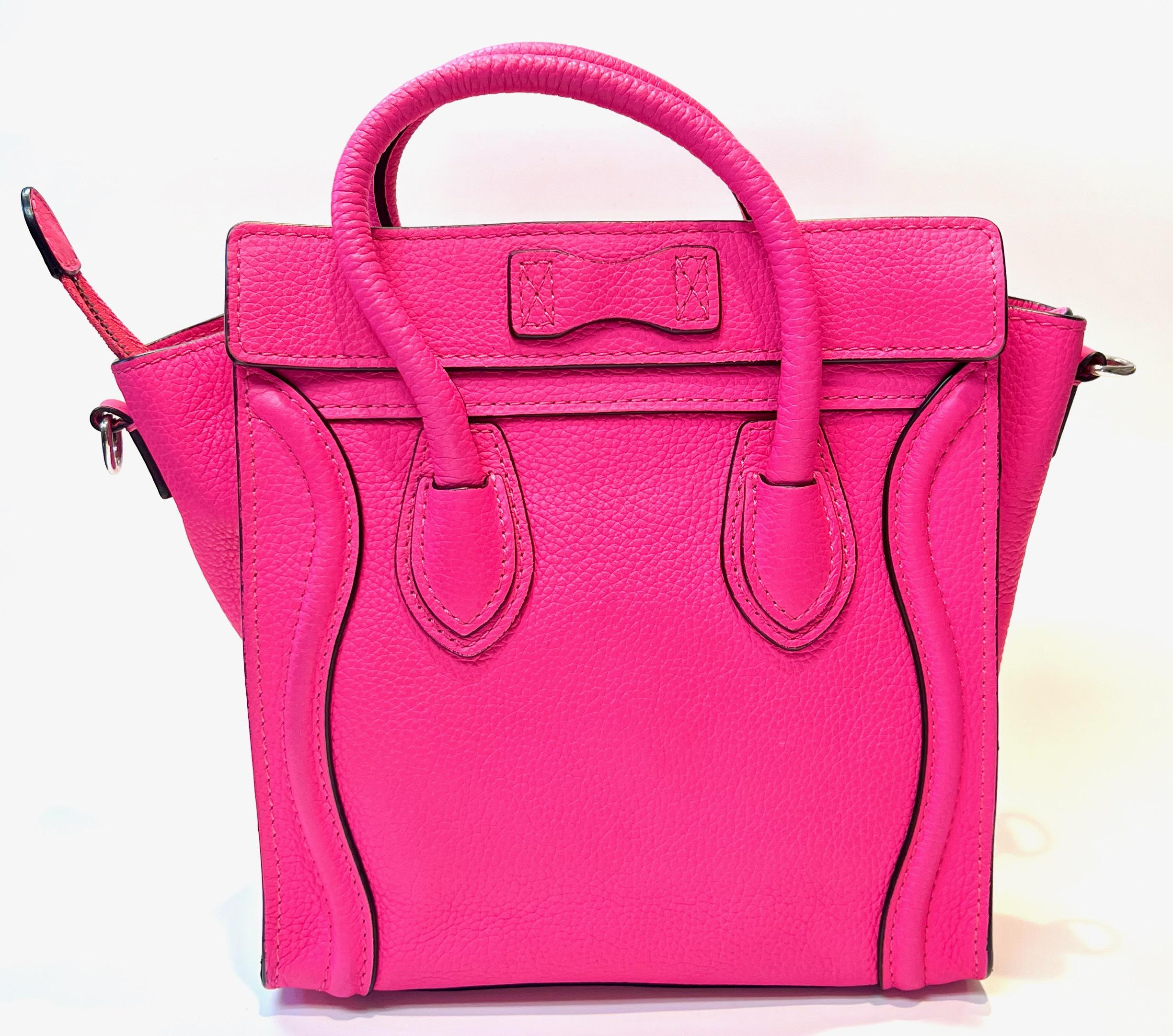 celine hot pink bag