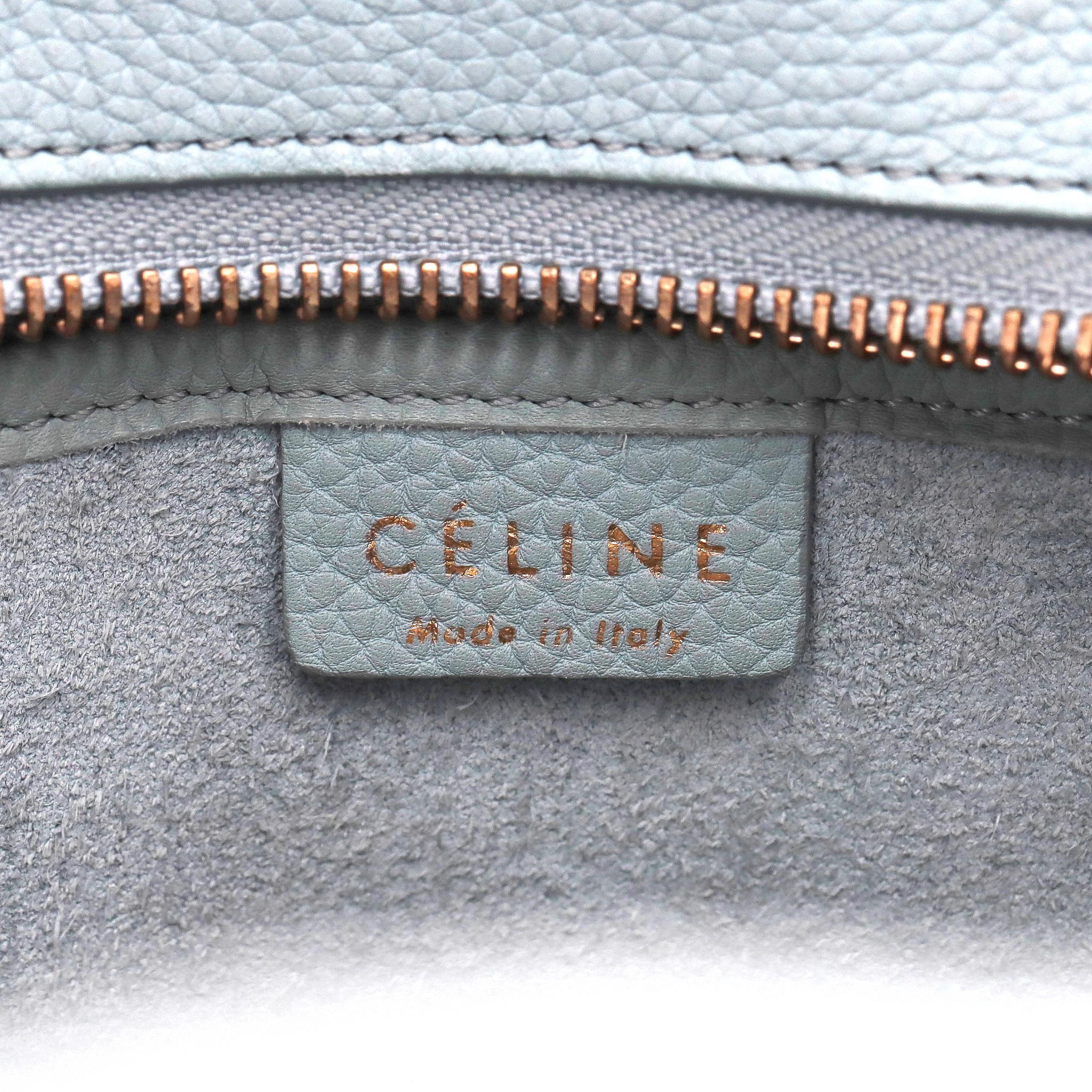 Celine Nano Luggage Leather Bag For Sale 5