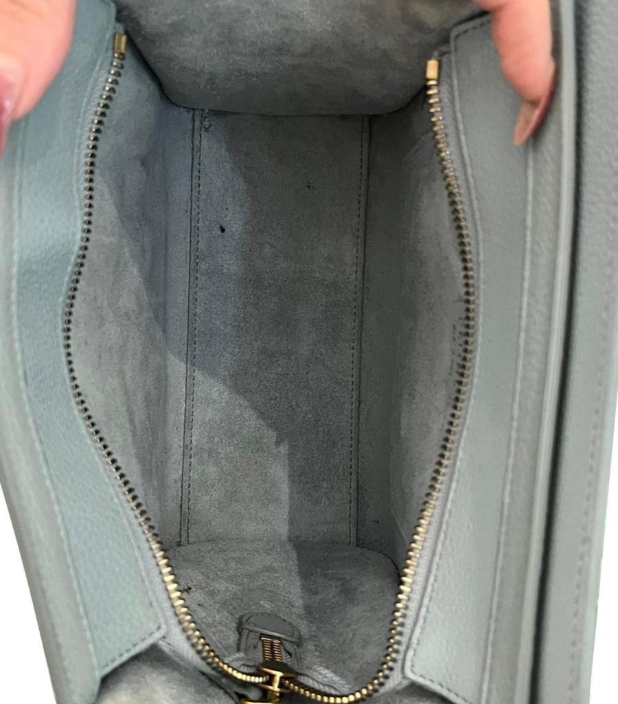 Women's Celine Nano Luggage Leather Bag For Sale