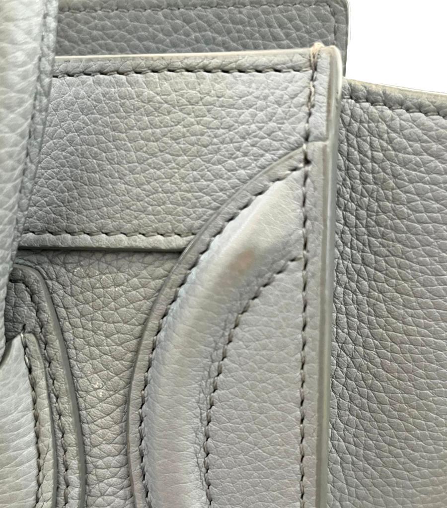 Celine Nano Luggage Leather Bag For Sale 4