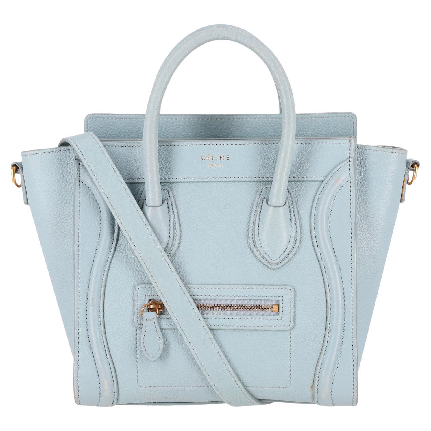 Sac en cuir Celine Nano Luggage