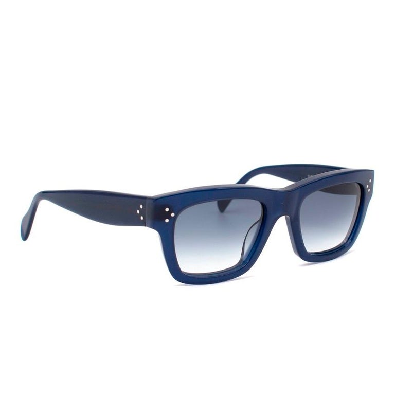 Celine Navy 41732 Wayfarer Sunglasses at 1stDibs | celine wayfarer  sunglasses, celine 41732, celine navy sunglasses