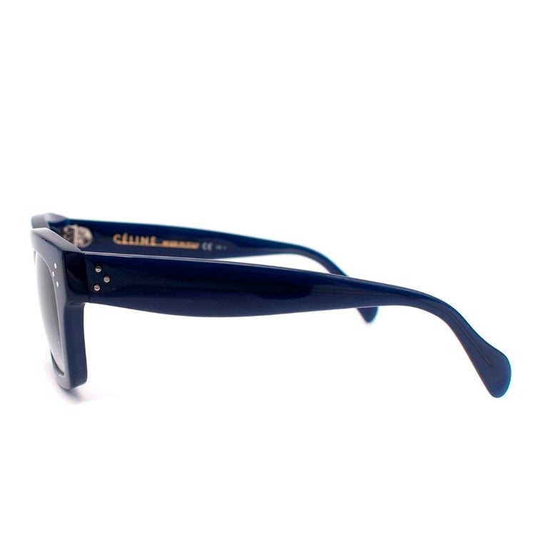 Celine Navy 41732 Wayfarer Sunglasses at 1stDibs | celine  display picture 1