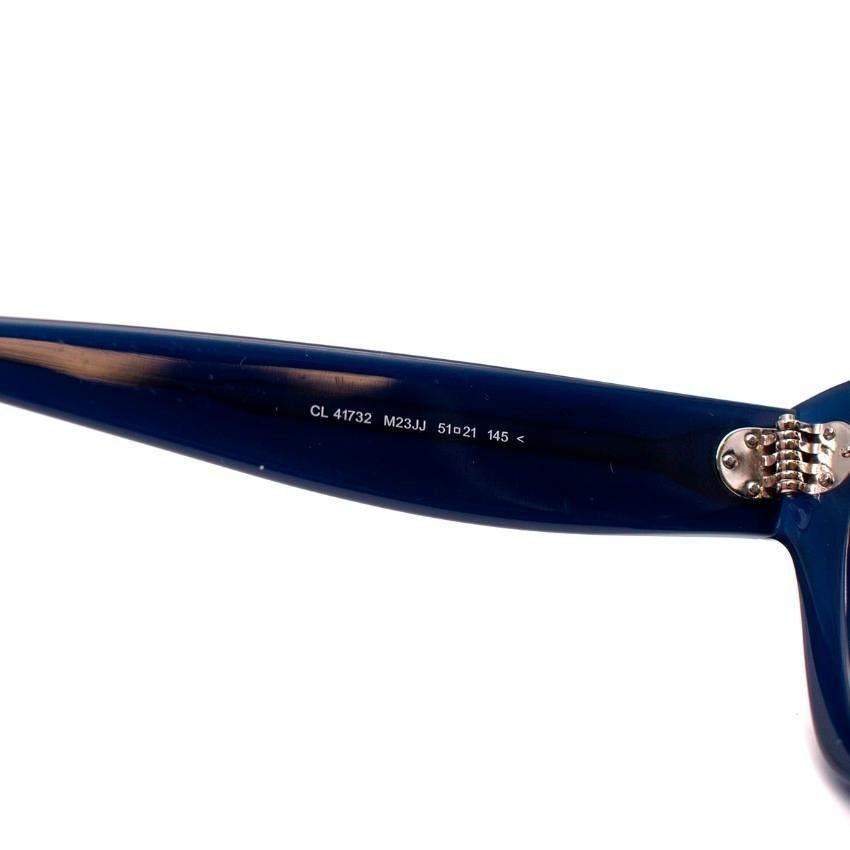 Women's Celine Navy 41732 Wayfarer Sunglasses