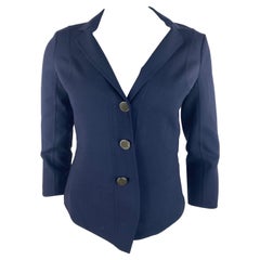 Celine Marineblauer Blazer, Größe 36