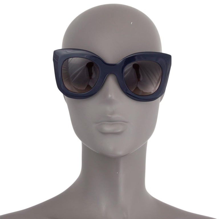 Celine baby Marta navy blue Sunglasses Celine | Accessories | Celine Baby Marta Stylish Blue  main image 2