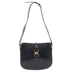 Celine Navy Calf Leather Shoulder Bag Celine Navy Calf Leather Shoulder Bag