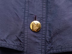 Trench-coat long marine Céline