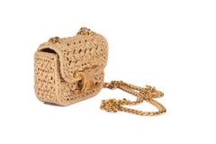 Celine New Claude Shoulder Bag in Raffia