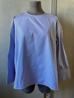 Celine Women's New Striped Blouse Size 42, Portugal, Modern Design