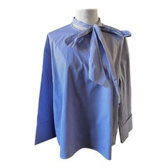 Celine Women's New Striped Blouse Size 42, Portugal, Modern Design