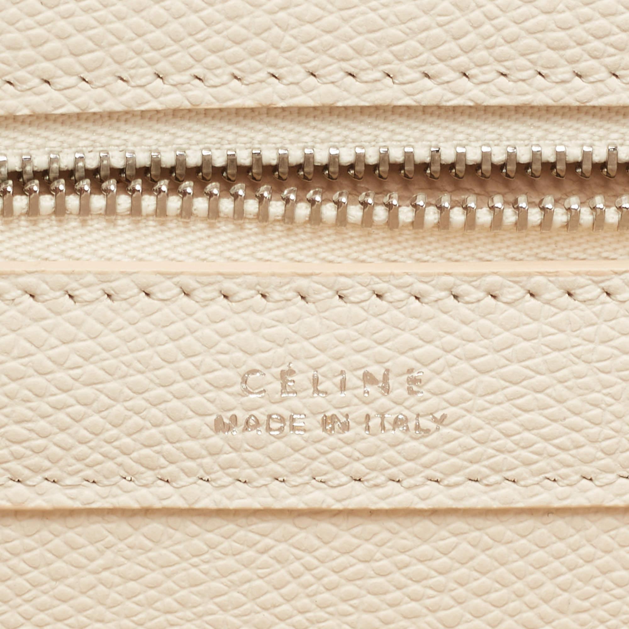 Céline Off White Leather Medium Cabas Phantom Tote 2