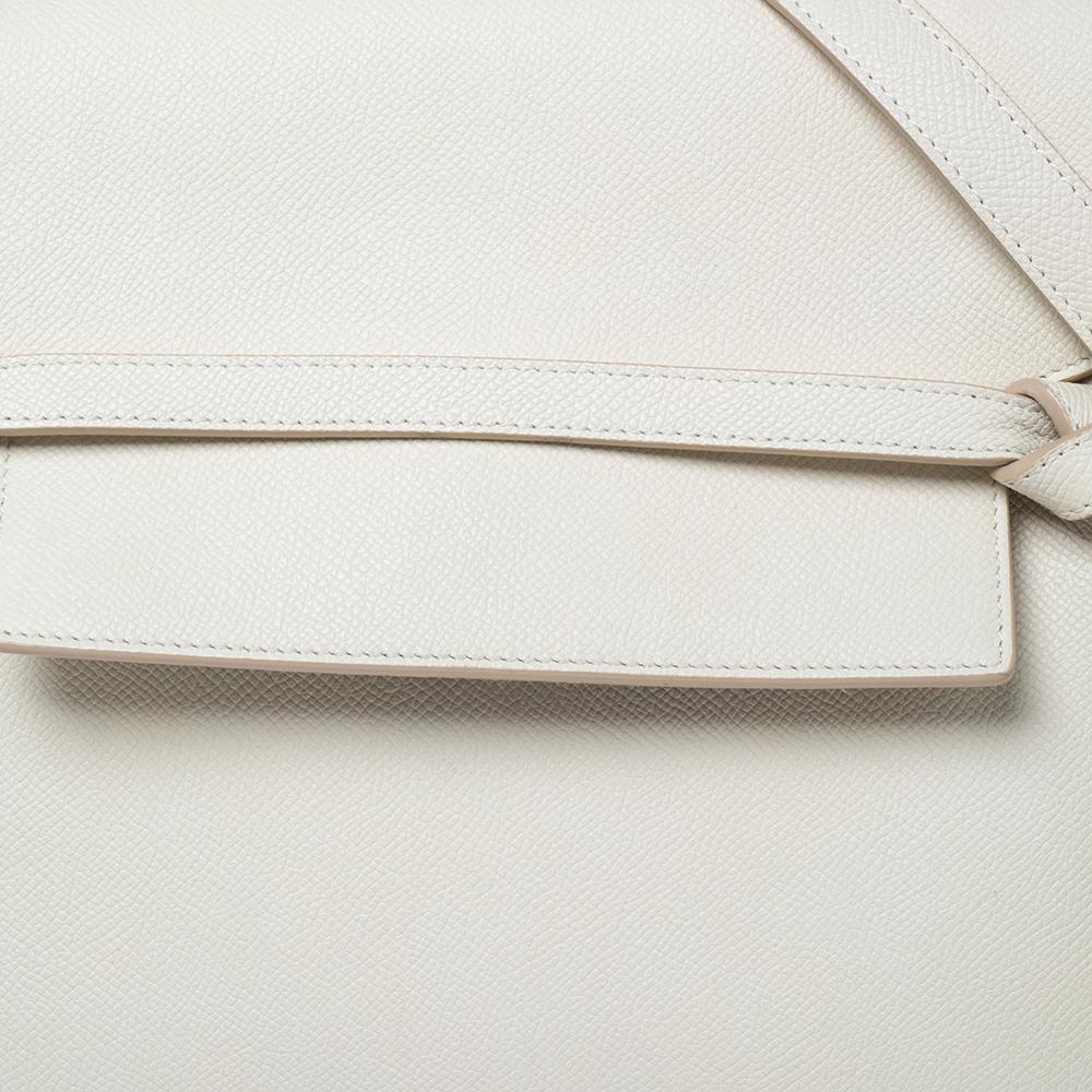 Celine Off White Leather Mini Belt Top Handle Bag 5
