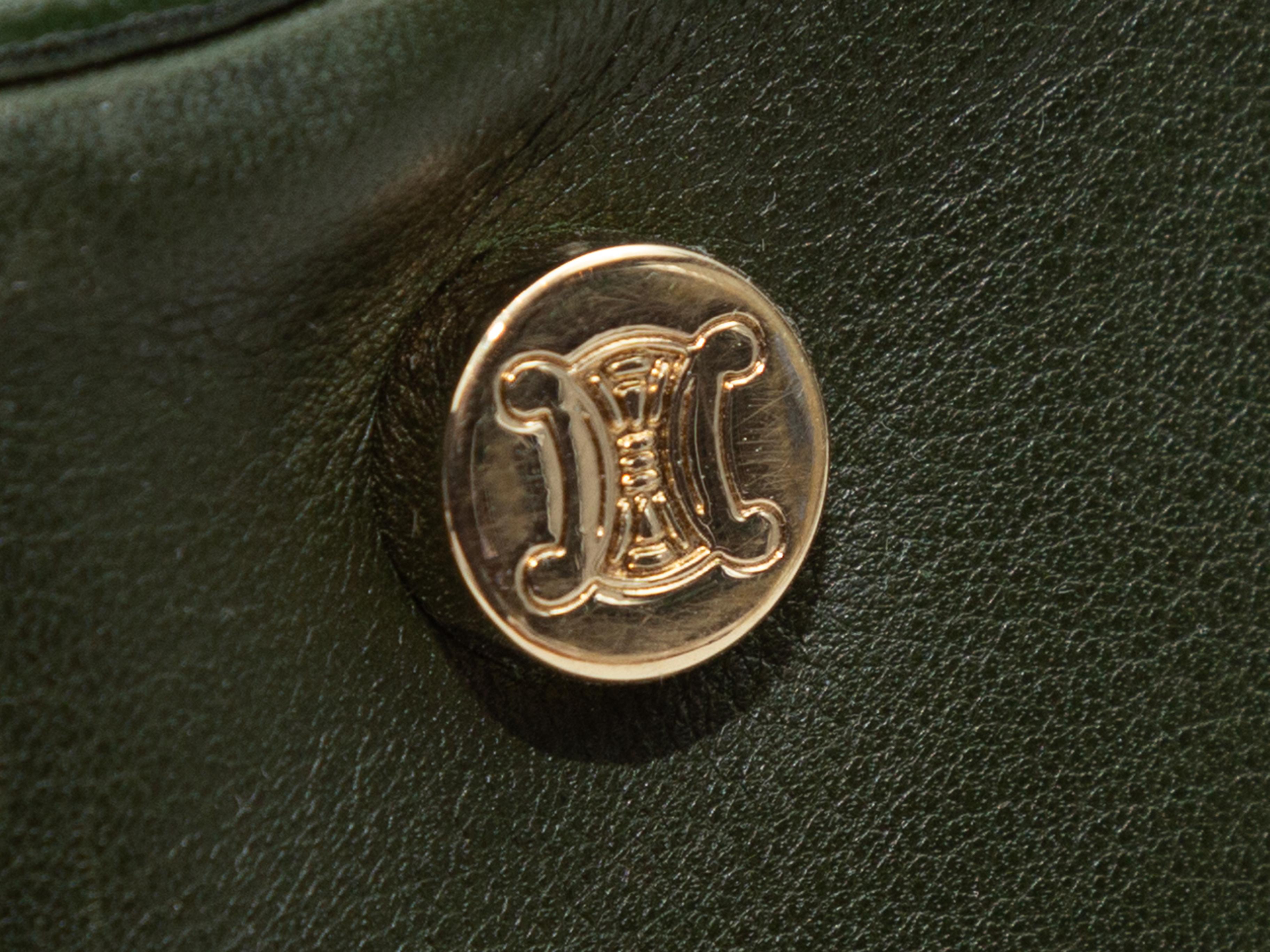 Celine Olive 2005 Boogie Handbag In Good Condition In New York, NY