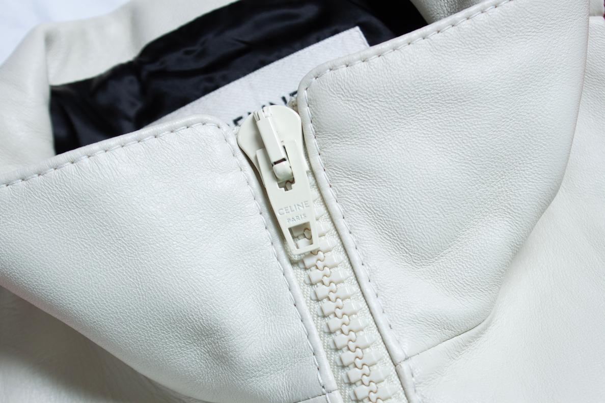 Celine, Tanzende Ziegenlederjacke mit Palmen Herren im Angebot