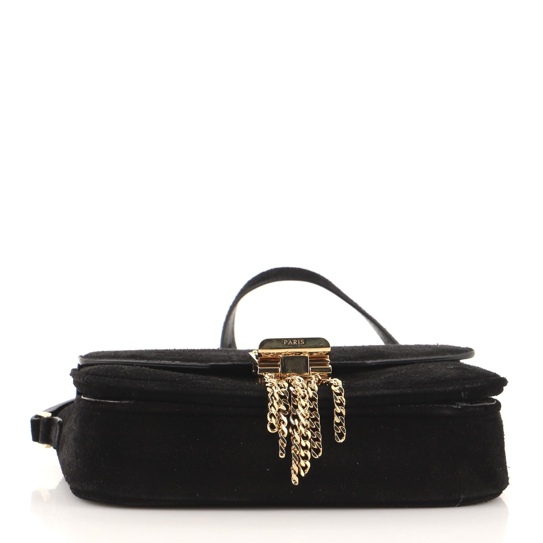 Celine Pampille C Tasche Wildleder klein für Damen oder Herren