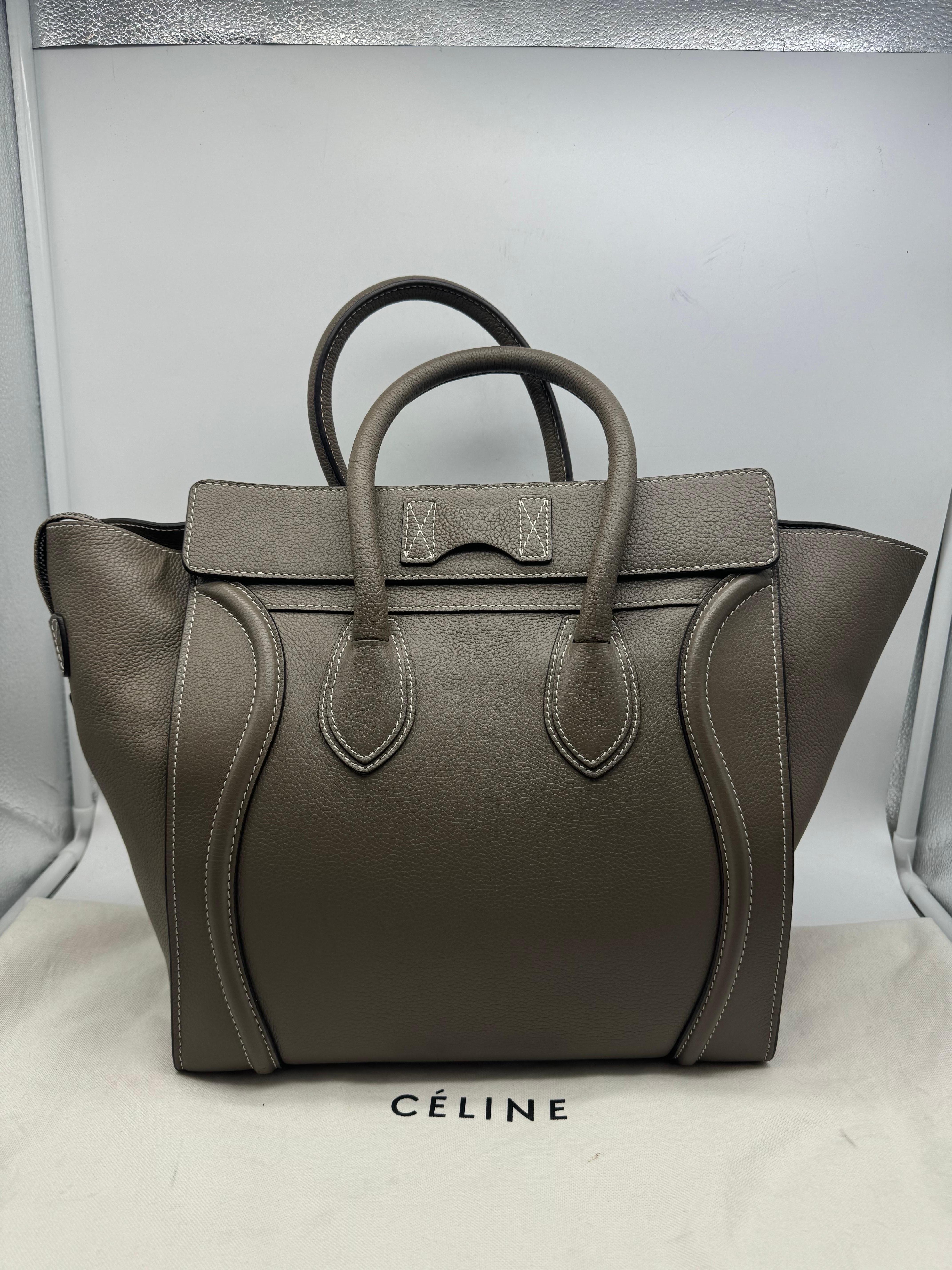 Celine Paris  Luggage Phantom Grey For Sale 5