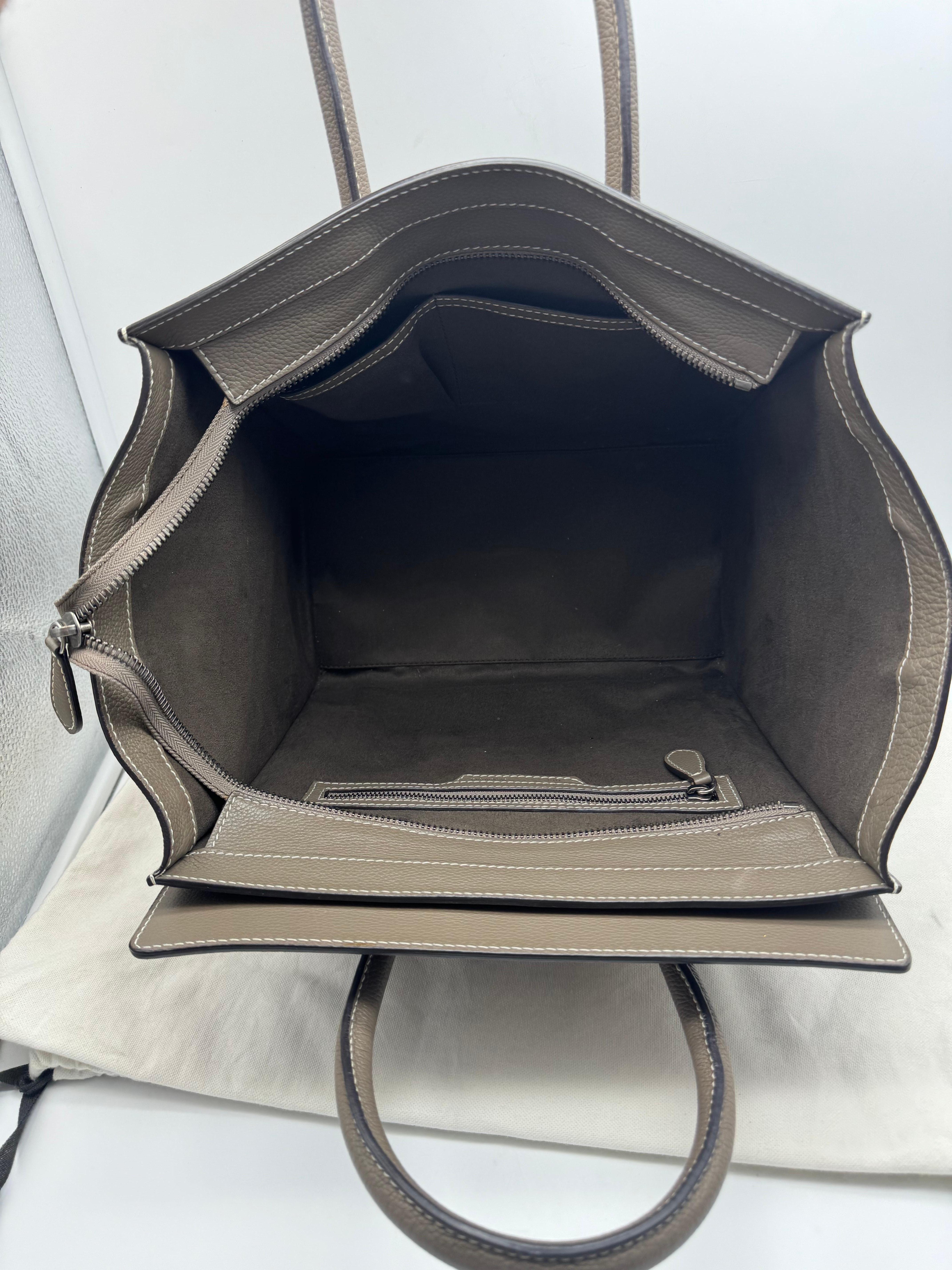 Celine Paris  Luggage Phantom Grey For Sale 7