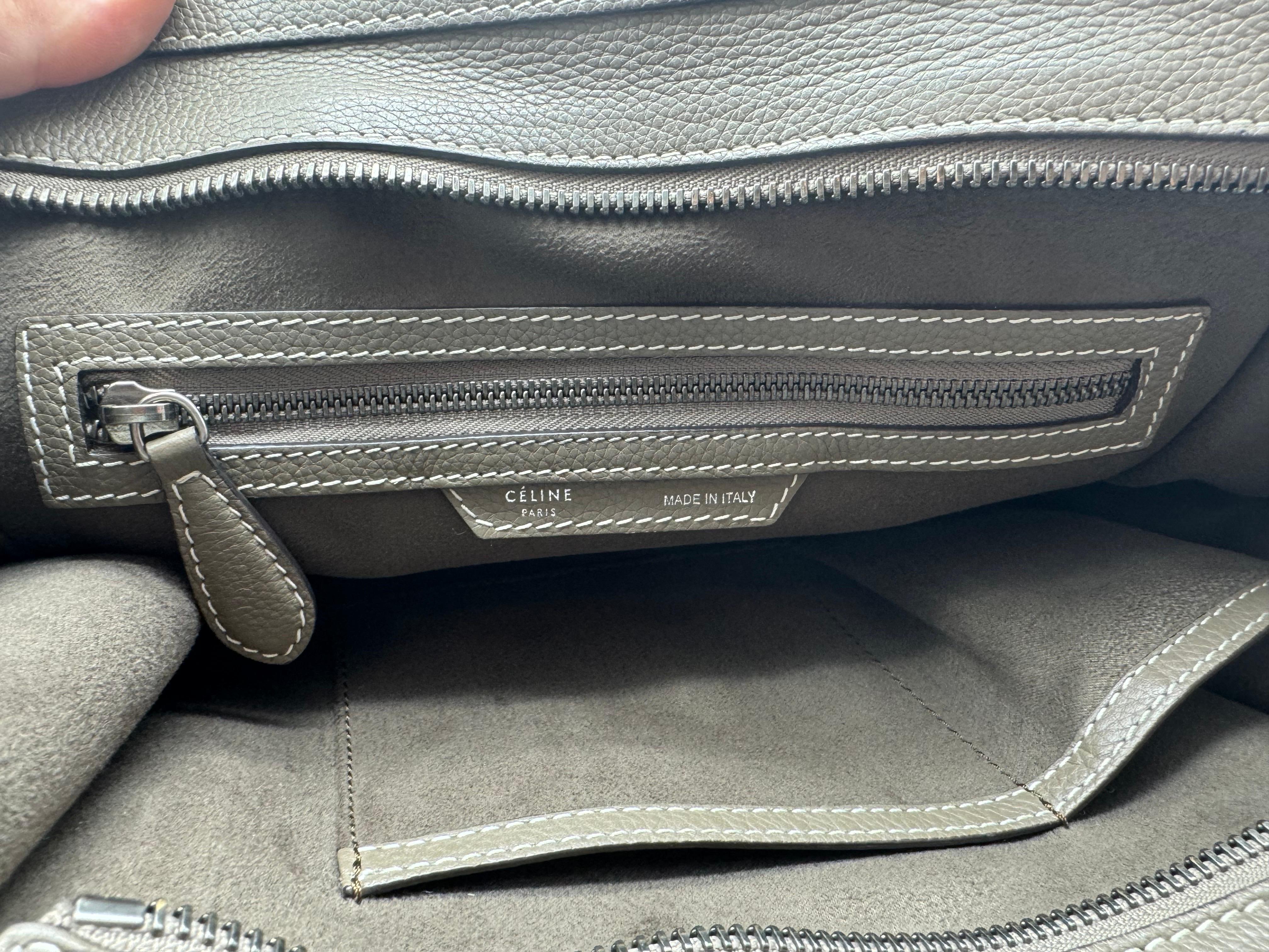 Celine Paris  Luggage Phantom Grey For Sale 8