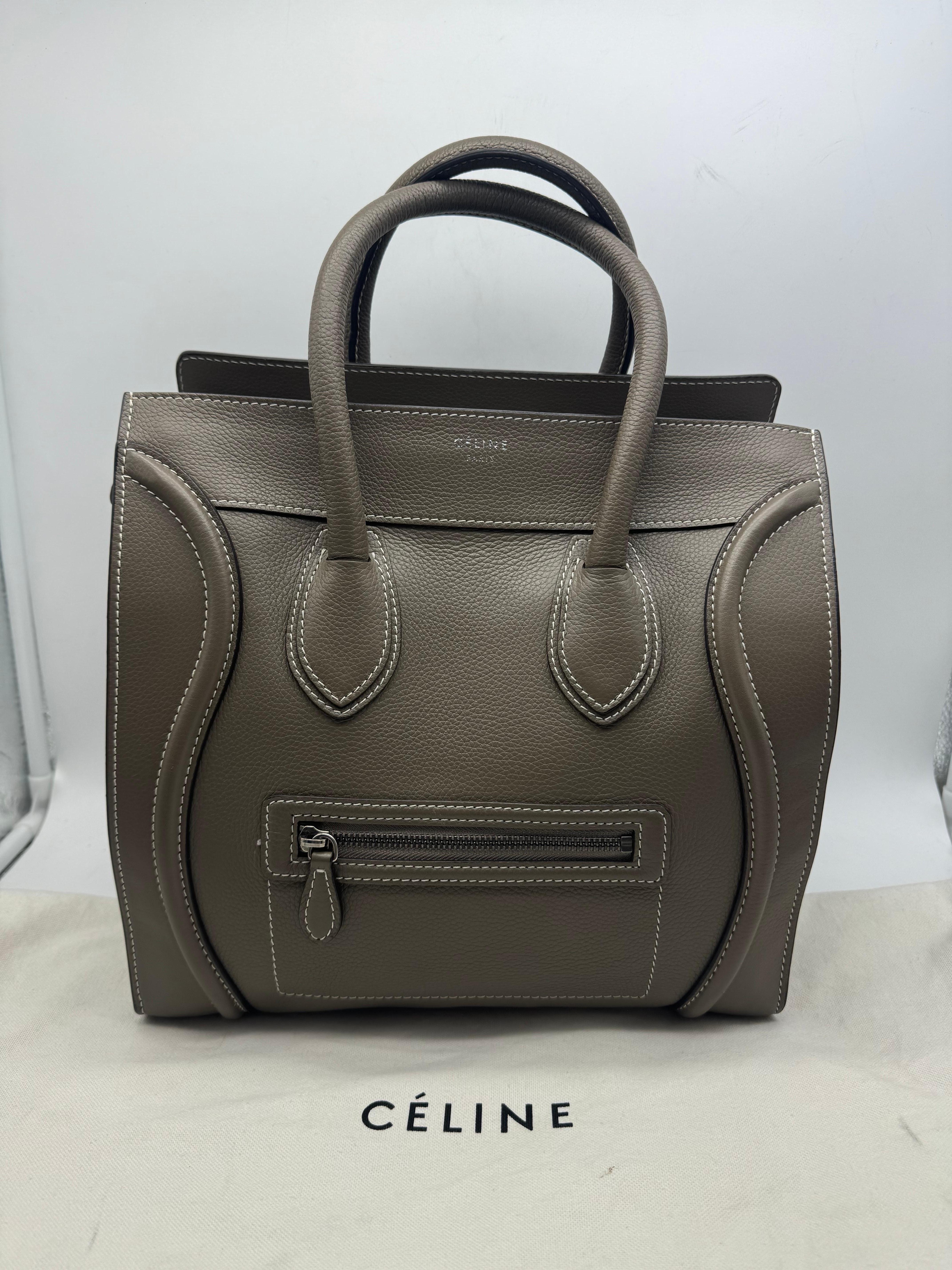 Celine Paris  Luggage Phantom Grey In Excellent Condition For Sale In 10707, DE