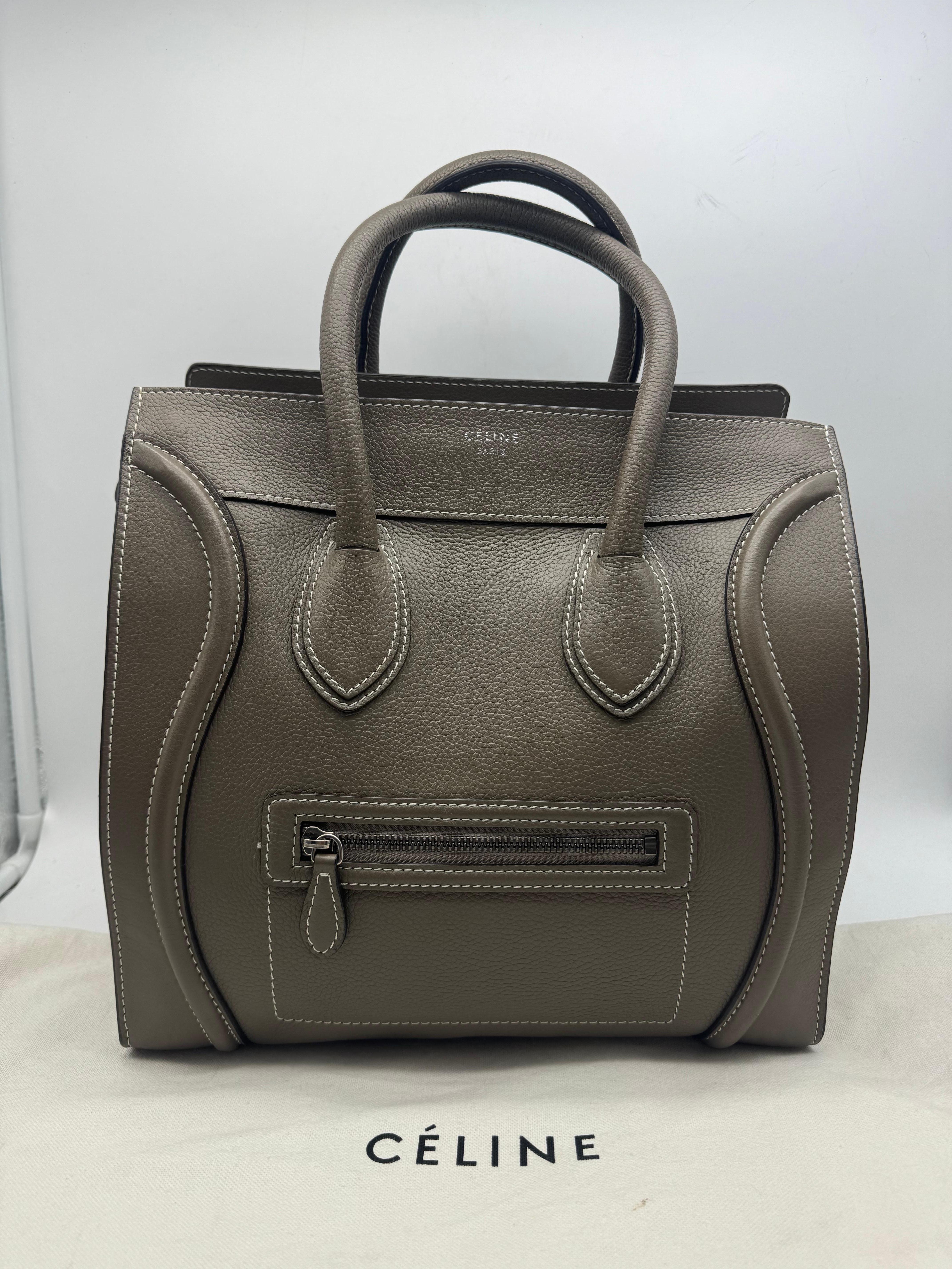Women's or Men's Celine Paris  Luggage Phantom Grey For Sale