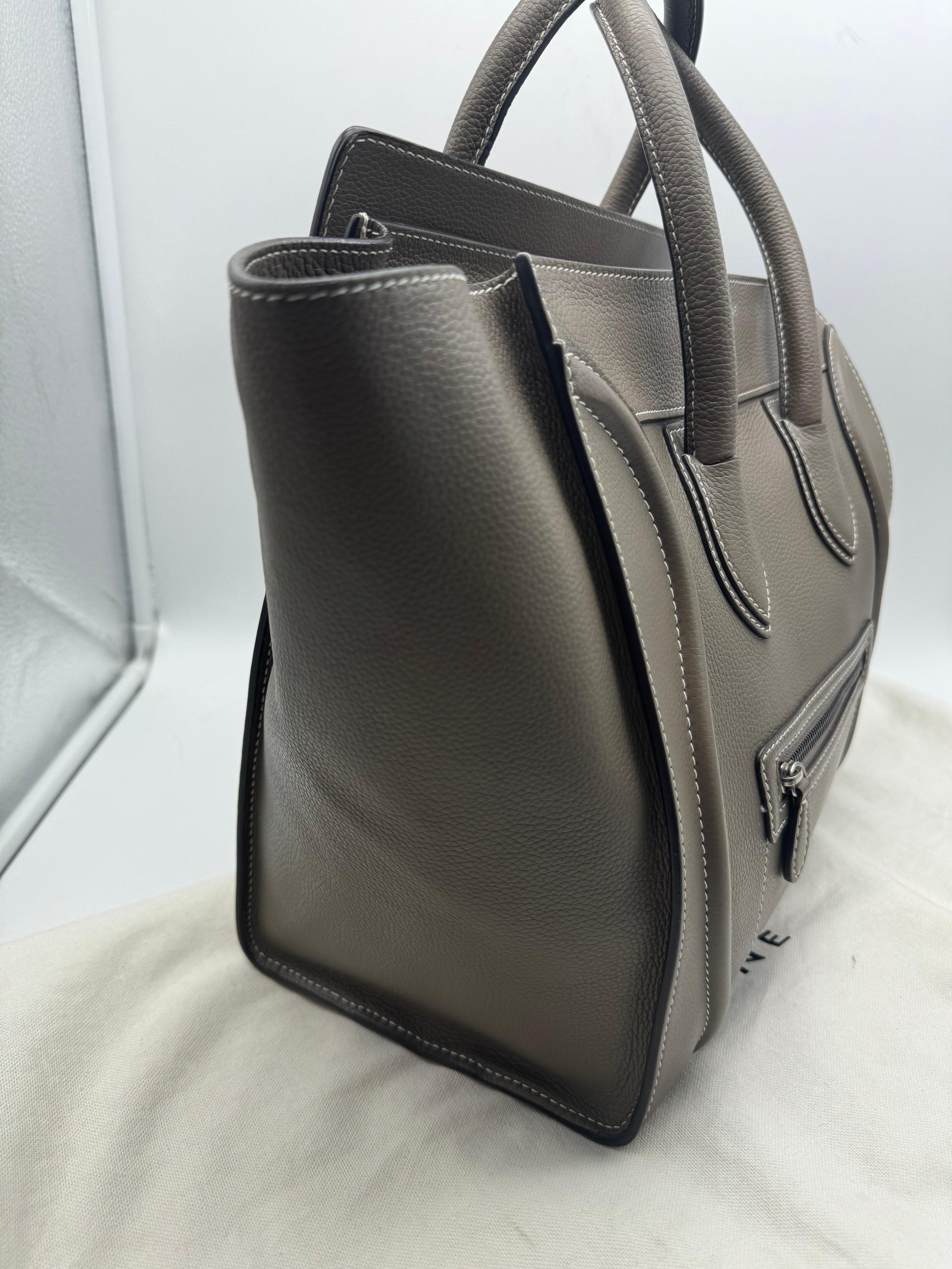 Celine Paris  Luggage Phantom Grey For Sale 2