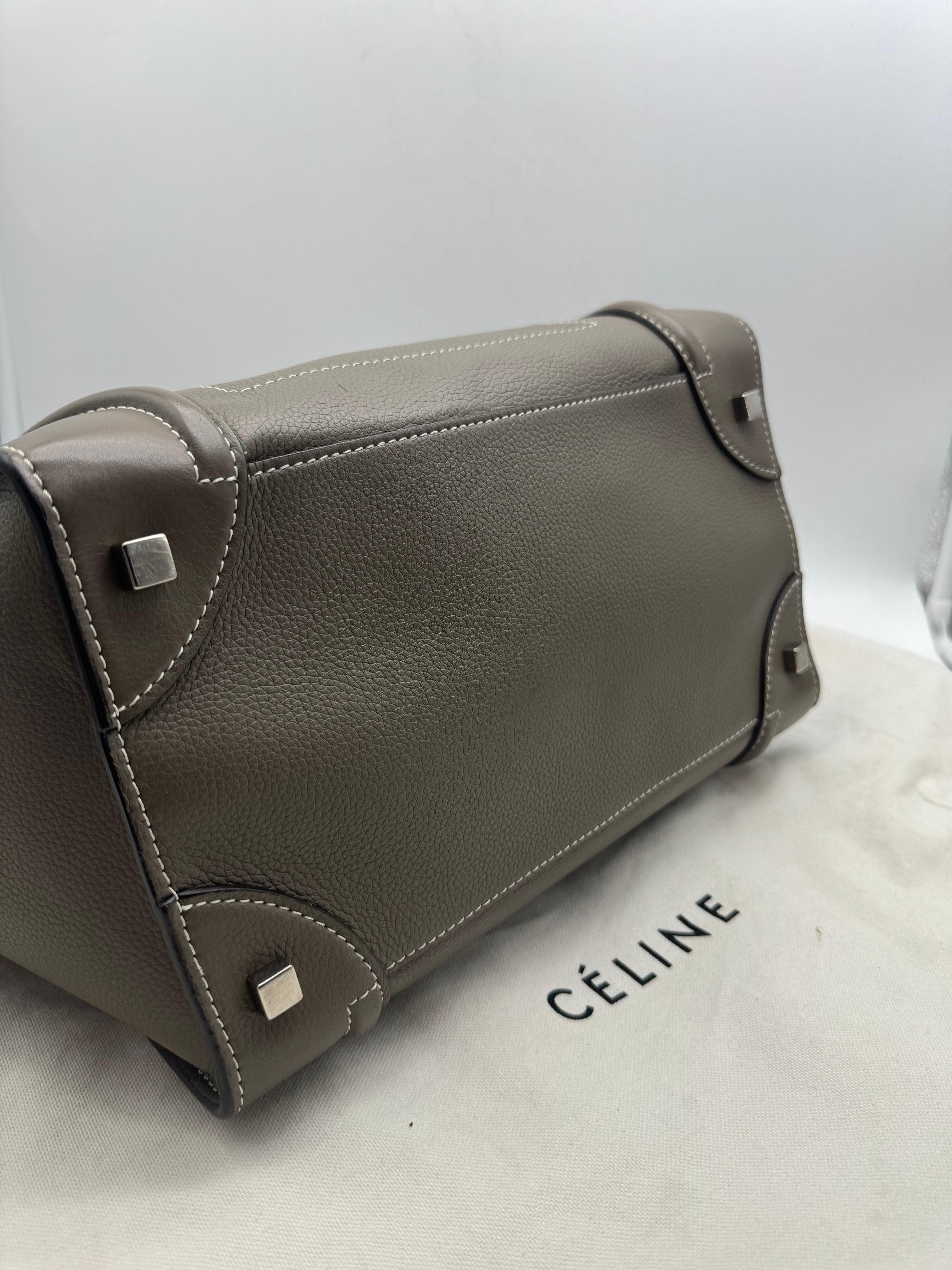 Celine Paris  Luggage Phantom Grey For Sale 3